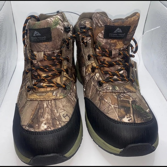 Ozark Trail Youth Hiking Boots Size 6 Camo Hunting Camping Shoes - Picture 2 of 8
